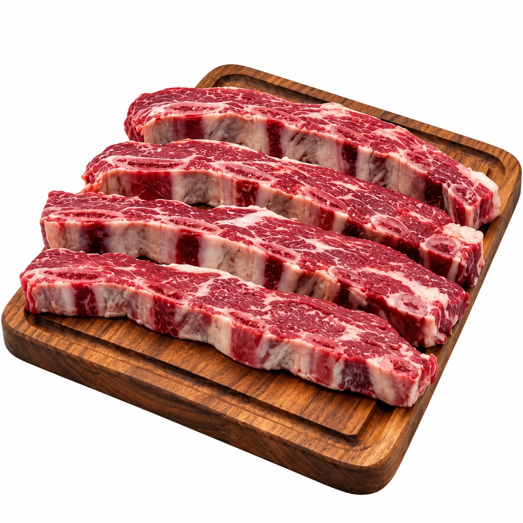 Assado Tiras Dianteiro Bovino Angus Congelado (kg)