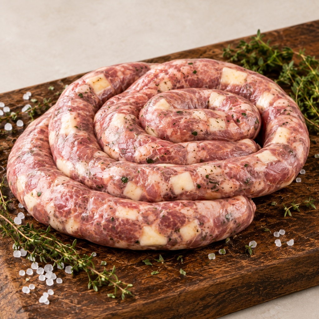 Linguiça Artesanal com Queijo Coalho (500g)